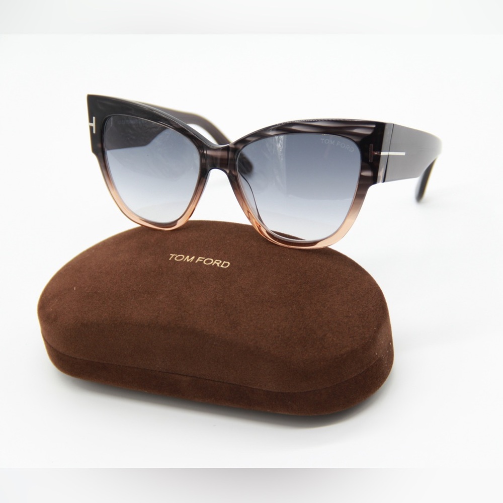 NEW TOM FORD ANOUSHKA TF371 20B WOMEN’S CAT EYE EYEWEAR FT0371/S 20B